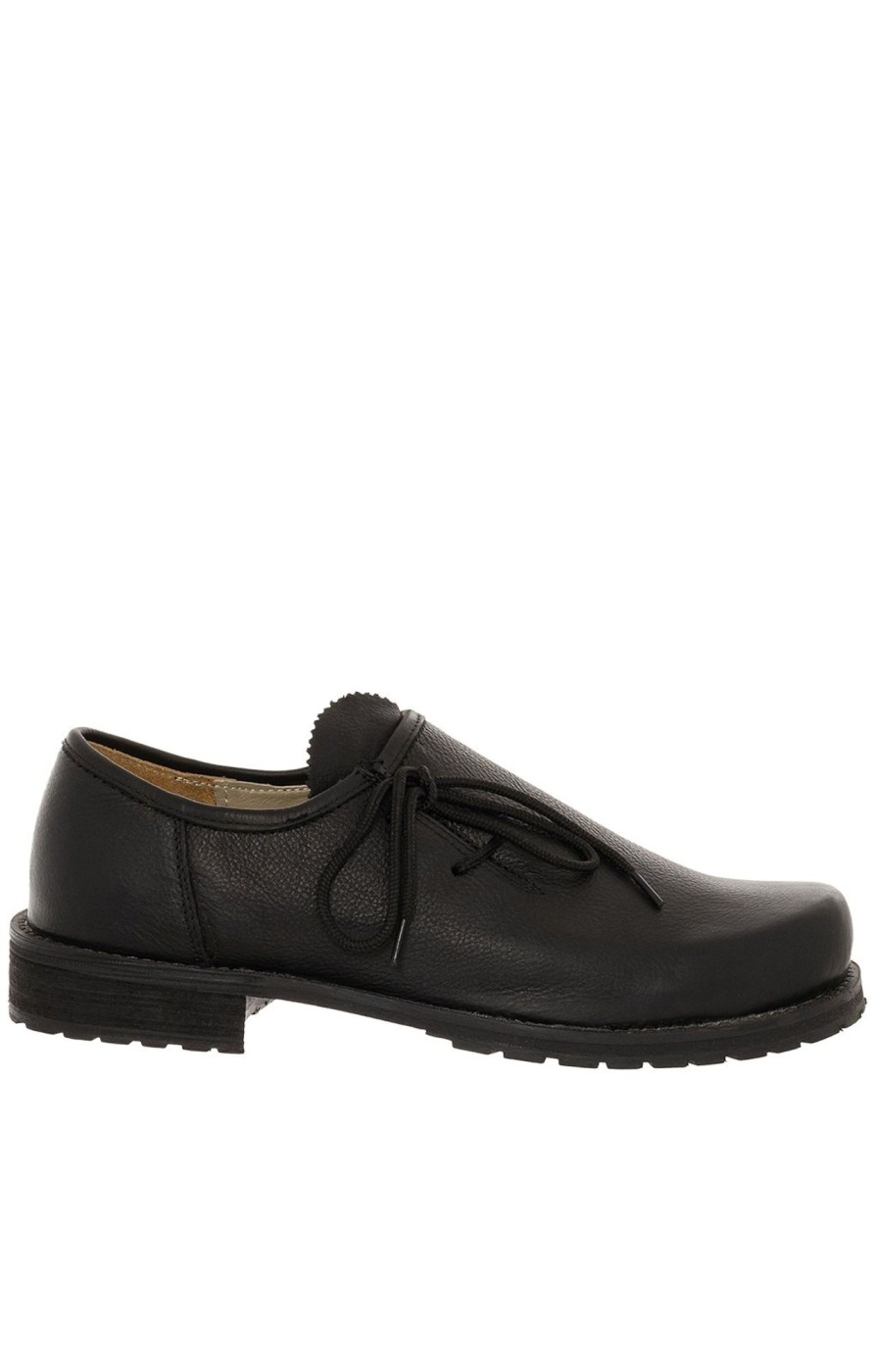 Schuhe Maddox | Maddox Haferlschuh Norbert Antik Schwarz