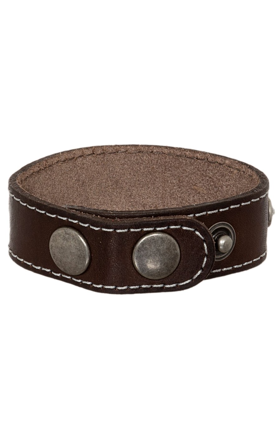 Accessoires Sima | Sima Armband 19-3704 Nappa Braun