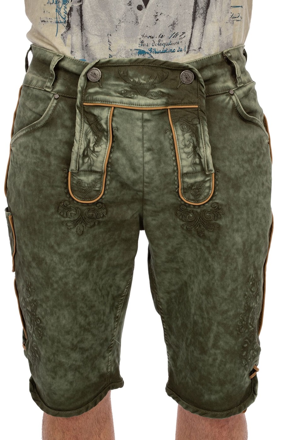 Herren Hangowear | Hangowear Trachtenjeans Ralko Short Army