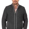 Herren Spieth & Wensky | Spieth & Wensky Strickjacke Wadim Dunkelgrau