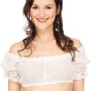 Damen Krüger Dirndl | Kruger Dirndl Dirndlbluse 313465-000-2 Ecru