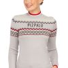 Damen Piz Palü | Piz Palu Pullover Patersdorf Grau