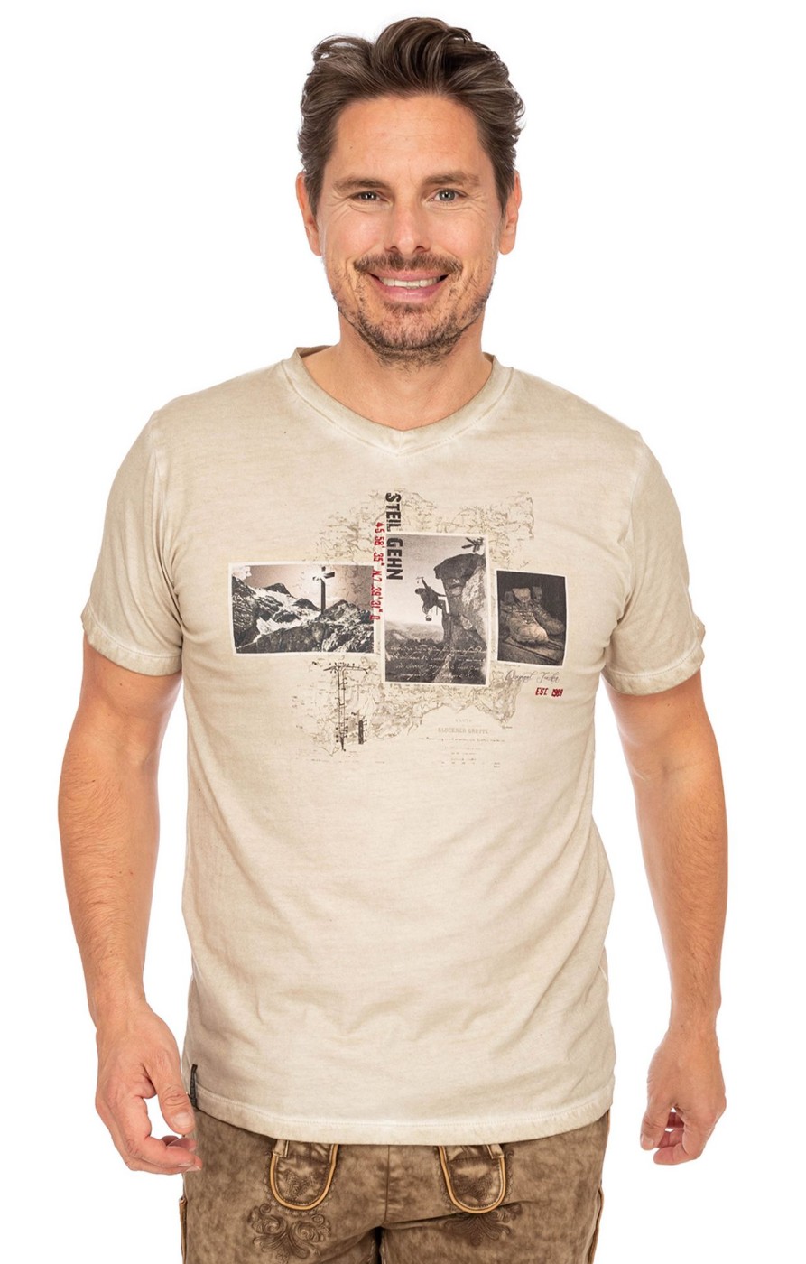 Herren Marjo | Marjo T-Shirt Theodor Sandstein