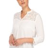 Damen Marjo | Marjo Bluse Halbarm Lavinja-Mayara Offwhite