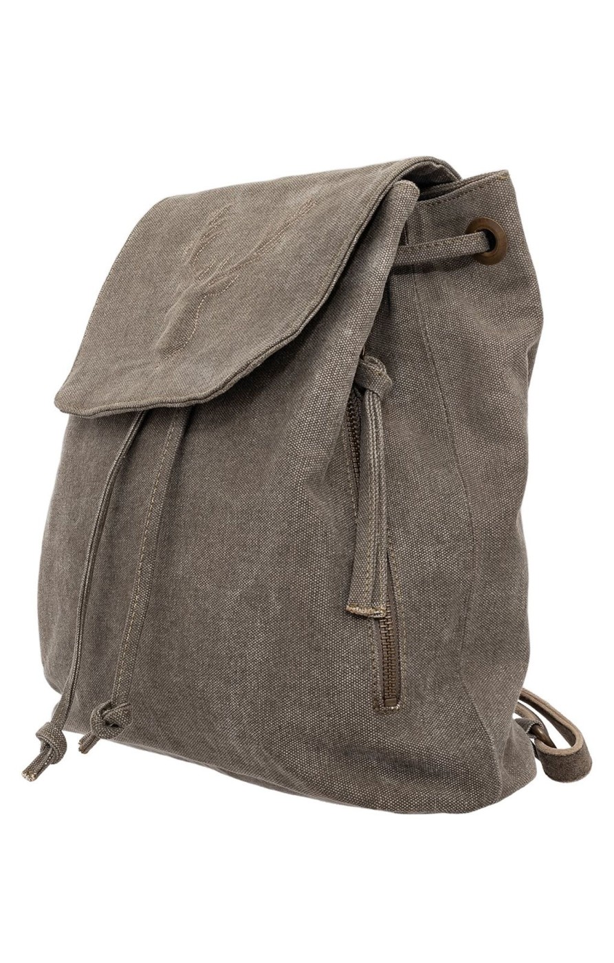 Accessoires Spieth & Wensky | Spieth & Wensky Rucksack Wiona Canvas Leder