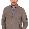 Herren Spieth & Wensky | Spieth & Wensky Strickjacke Talheim Nuss Meliert