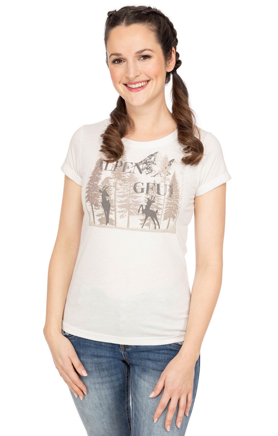 Damen Marjo | Marjo T-Shirt Marion Nebelgrau Taupe