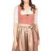 Damen Marjo | Marjo Midi Dirndl 2Tlg. 68Cm Sabine Puder