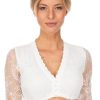 Damen Marjo | Marjo Dirndlbluse Laurena-Doro Offwhite