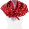 Accessoires Purset | Purset Georgettetuch Edelweiss 1011-91 Red