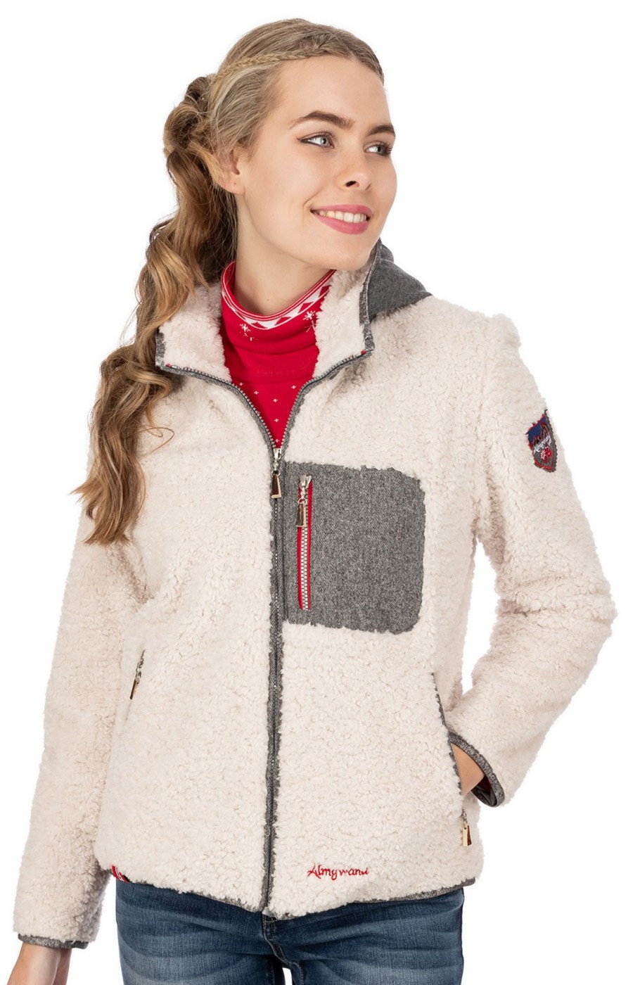 Damen Almgwand | Almgwand Jacke Larlkogel Offwhite Grau