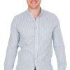 Herren Almsach | Almsach Hemd 947Sk-Co Ice (Slim Fit)