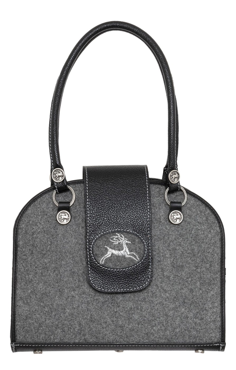 Accessoires Sima | Sima Schultertasche 208-4169 Schwarz Grau