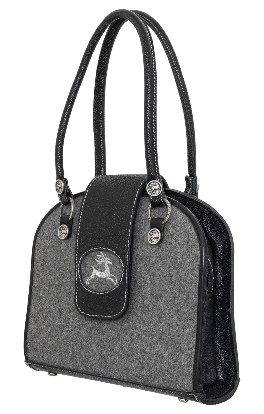 Accessoires Sima | Sima Schultertasche 208-4169 Schwarz Grau