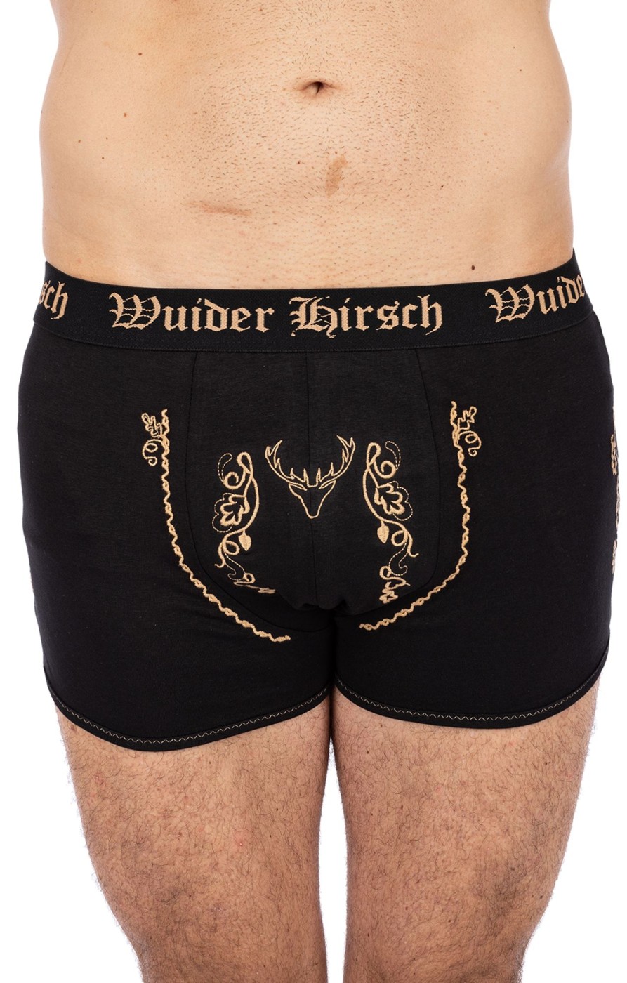 Herren Hangowear | Hangowear Trachten Unterhose Kirk Schwarz