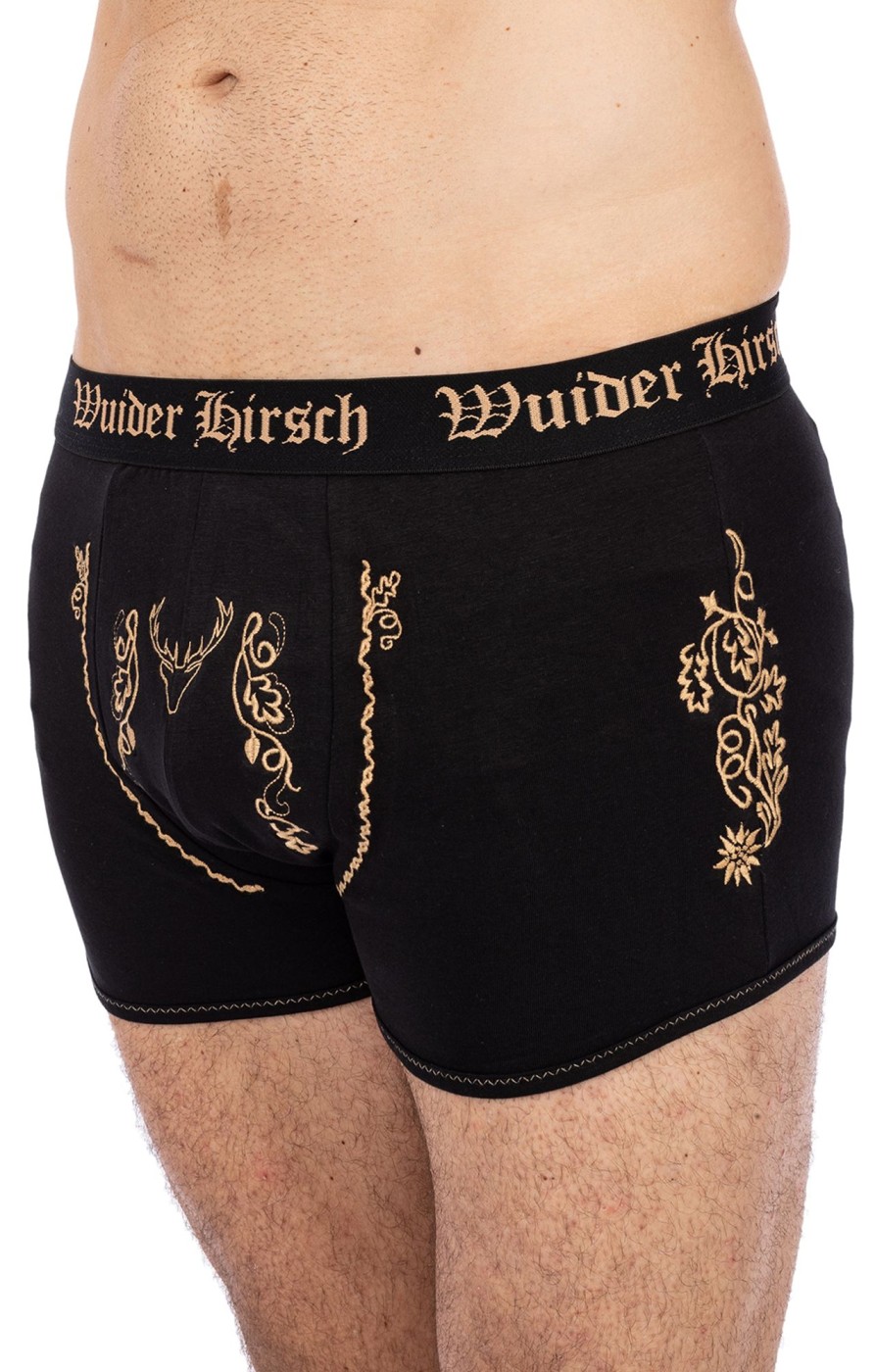 Herren Hangowear | Hangowear Trachten Unterhose Kirk Schwarz