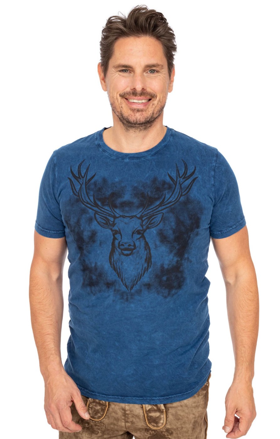 Herren Almsach | Almsach T-Shirt 2511 Co Navy