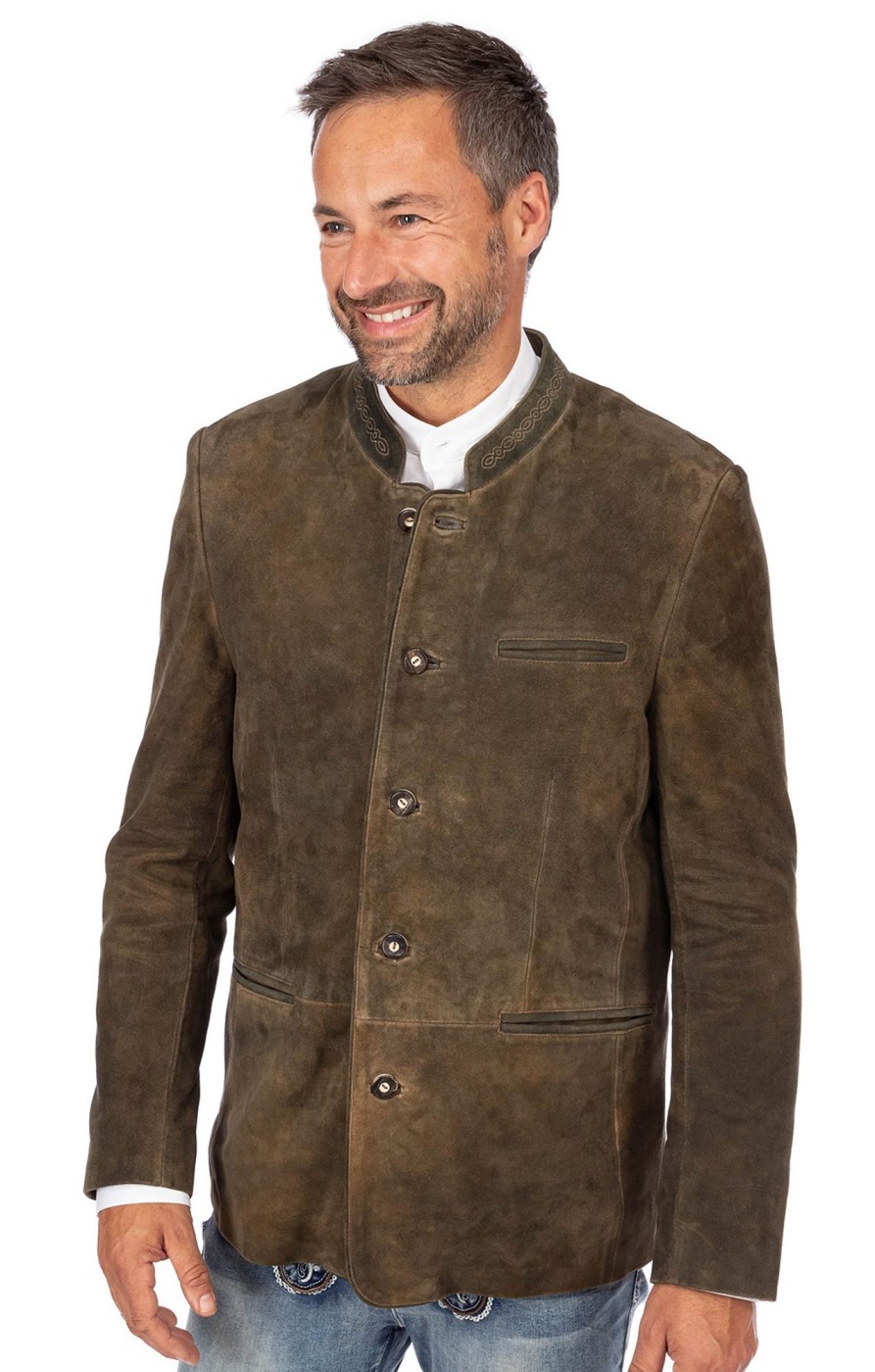 Herren Almsach | Almsach Lederjacke Vincent Moosantik