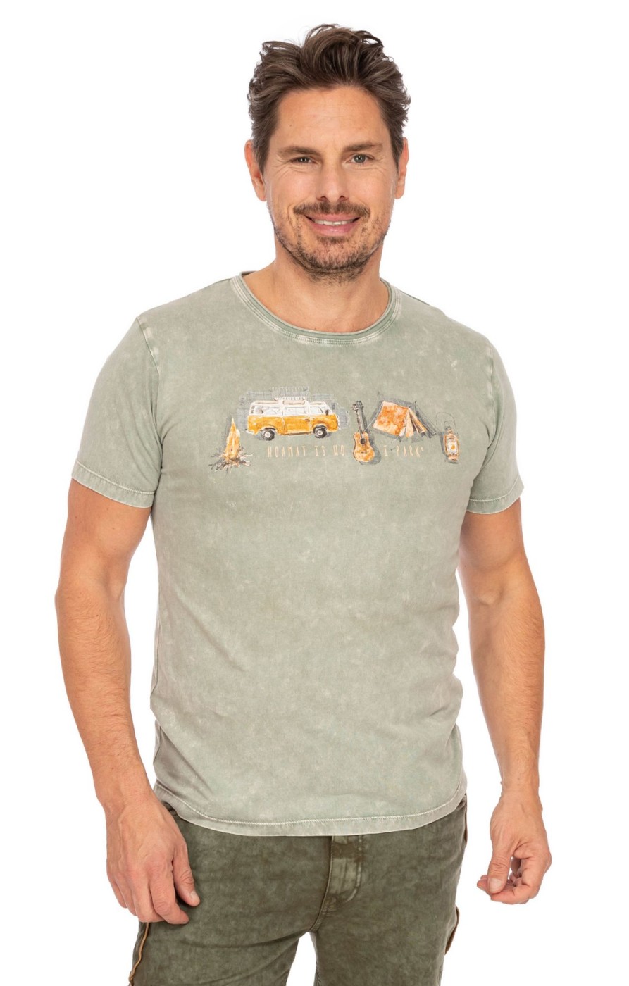 Herren Marjo | Marjo T-Shirt Richard Silbergrun