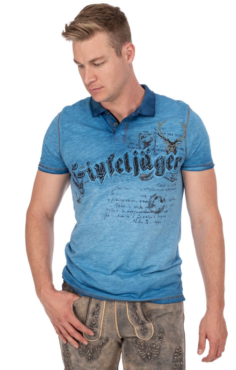 Herren Hangowear | Hangowear T-Shirt Joachim Blau