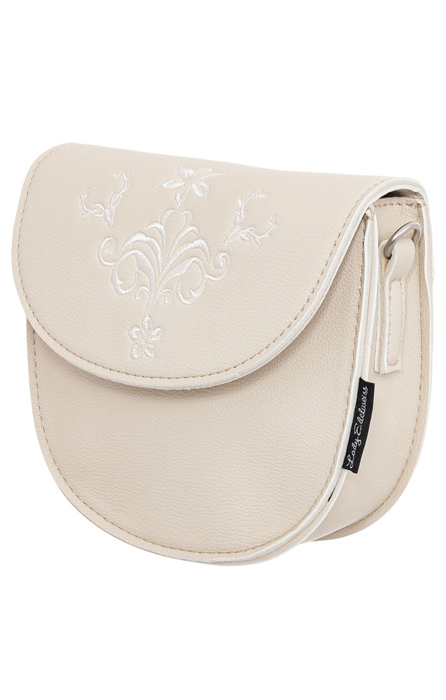 Damen Lady Edelweiss | Lady Edelweiss Handtasche 30964 Beige In Lederoptik